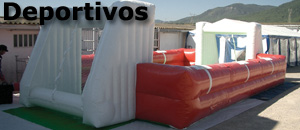 Inflatable sports competition
